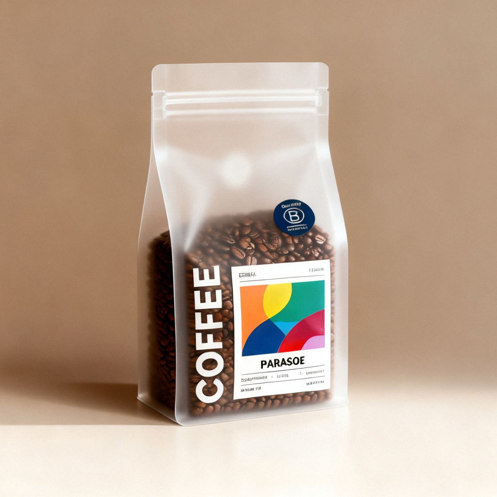 Clear Window Coffee Bag