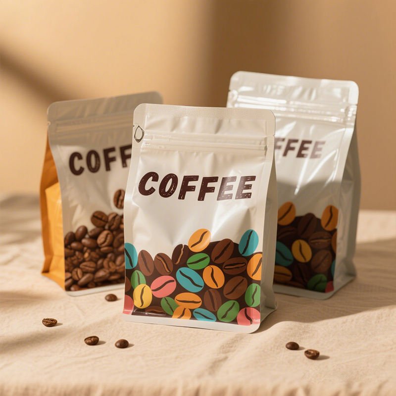 Resealable Zipper Flat Bottom Pouch