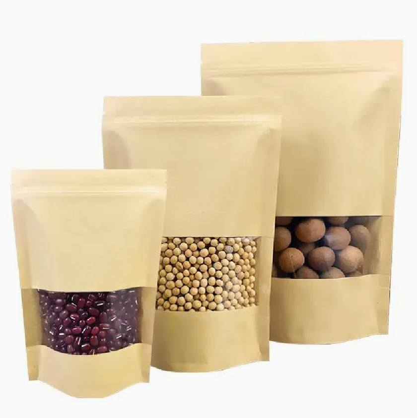 Kraft Paper Stand-Up Pouch