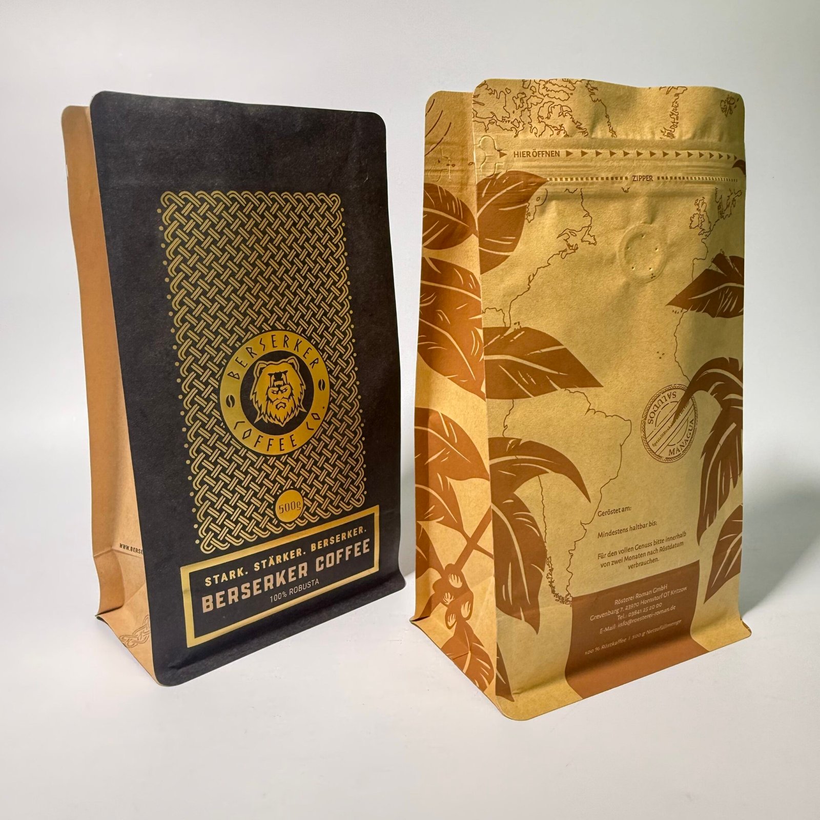 One-Way Valve Coffee Bag